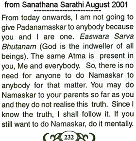 Scan of Sai baba's weasel words in 2002
